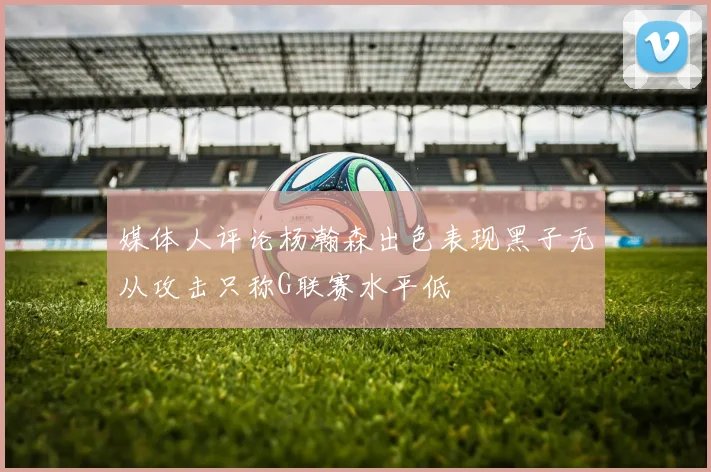 媒体人评论杨瀚森出色表现黑子无从攻击只称G联赛水平低